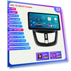 Android Car Multimedia System with GPS and AI Voice Control — In-Dash, Hizpo