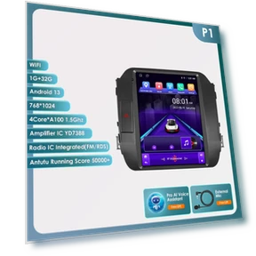 Android Car Stereo with Wireless CarPlay and GPS — In-Dash, Hizpo