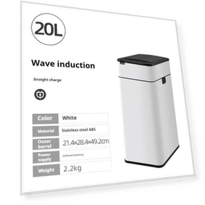 Automatic Sensor Trash Can — Kitchen Cans, Refreshing Home