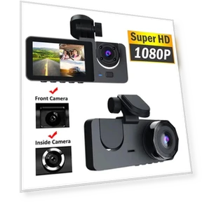 Car Dash Camera with Three Lenses — Dashboard Cameras, LIAESMART