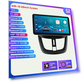 Car Multimedia System with AI Voice Navigation — In-Dash, Hizpo