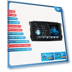 Car Multimedia System with CarPlay and Android — In-Dash, Hizpo