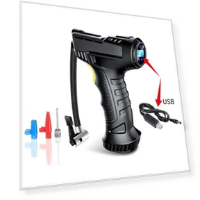 Car Tire Pump and Pressure Monitor — Fuel Pressure, HOME-Auto-001