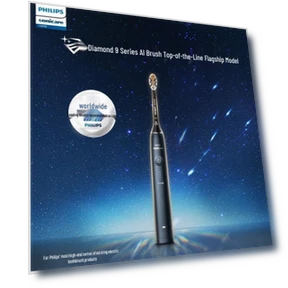 DiamondClean 9 Series AI Electric Toothbrush — Rotating Electric Toothbrushes, Philips