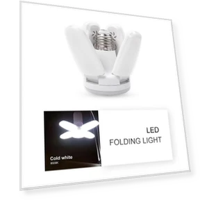 Foldable Motion Sensor LED Bulb — Lighting Solutions, Cozy Cottage-Relax