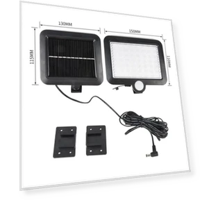 Outdoor Solar Light with Motion Sensor — Outdoor Security & Flood Lighting, Artesano Home