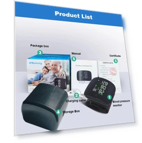 Rechargeable Automatic Blood Pressure Monitor with Large Touch Screen — Blood Pressure Monitors, Healthy Skin