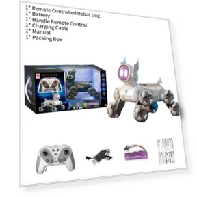 Remote Control Climbing Dog Toy With Gesture Sensors — Interactive Figures & Robots, FluxAtelier