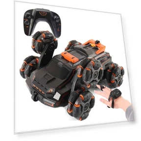 Six Wheel Remote Control Car with Lights, Music, and Gesture Sensors — Remote Control Cars, ULTPEAK