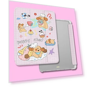 Smart Case with Cute Pudding Dog Design — Protective Cases, Joyway