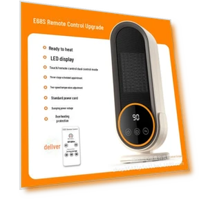 Smart Ceramic PTC Desktop Heater — Portable Heating Solutions, StrideBox