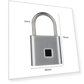 Smart Fingerprint Padlock — Smart Home Security, guangchang01
