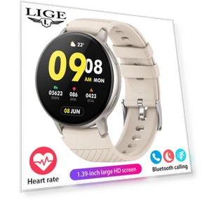Smart Fitness Watch with Bluetooth Calling — Smartwatches, LIGE