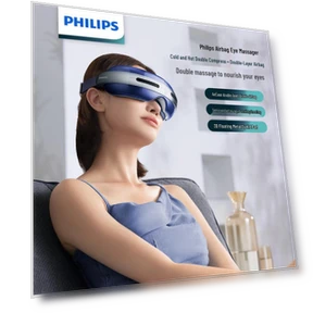 Smart Foldable Eye Massager — Rollers & Pens, Philips