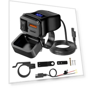 Smart Motorcycle Charger with Dual USB QC3.0 — Chargers, NyPhoenix Auto