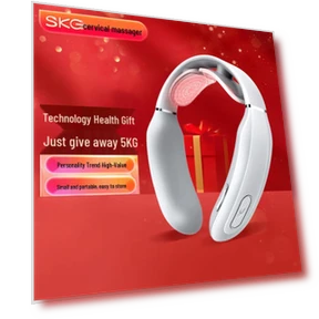 Smart Neck Massager with Heat and Pulse Therapy — Muscle Stimulators, SKG