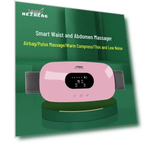 Smart Rechargeable Waist Massager — Rehabilitation & Therapy Equipment, Hezheng