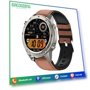Smart Watch for Men with AMOLED Display, GPS, and Fitness Tracking — Smartwatches, SACOSDING