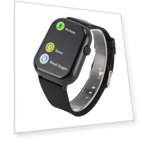 Smart Watch with HD Screen, Bluetooth, Calls, Multifunctional Sport Mode, Long Battery Life, Push Notifications — Foam, TOMTOP