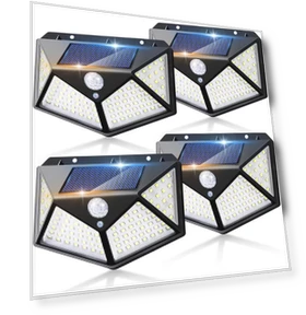 Solar Light with Motion Sensor — Outdoor Security & Flood Lighting, Batone