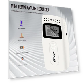 Temperature Data Logger with External Sensor — Data Loggers, Elitech