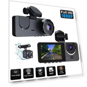 Triple Lens Car Dash Camera — Dashboard Cameras, LIAESMART