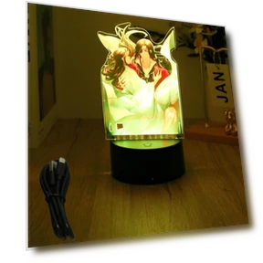 3D Anime Figure Lamp with LED Night Light — Night Lights, Your Department Home