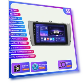 Android Car Radio with GPS Navigation, CarPlay, and 4G LTE — In-Dash, Hizpo