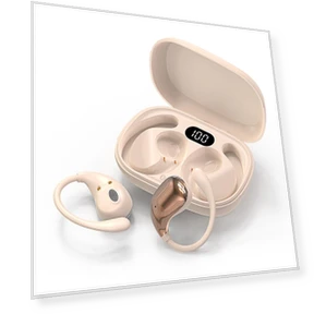 Bluetooth Earbuds with Over-Ear Hook — In-Ear Headphones, YJMP Headphone