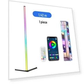 Colorful LED Ambient Floor Lamp — Standing Lights, Smarter than future