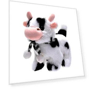 Electric Plush Toy Walking Interactive Cow — Interactive, Party&Festival Supplies