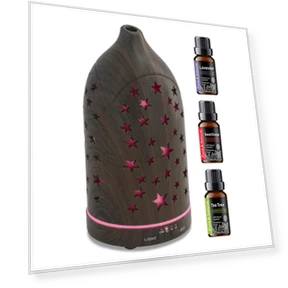 Essential Oil Diffuser with Color Changing LED Lights — Air Moisturizers, Your Customized Mall