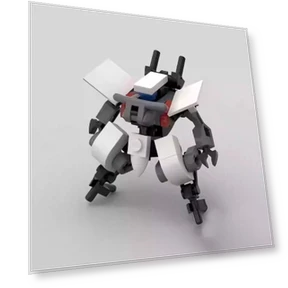 Exoskeleton Mech Construction Blocks Micro Particles Miniature Battle Robot Assembly Model — Construction Kits, Focus on toys