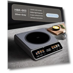 Intelligent Touch Wok Cooktop with Color Screen — Cooking Surfaces, Ideal World