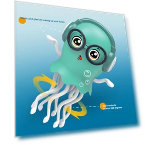 Interactive Dancing Jellyfish Toy — Night Lights, Home Whispers