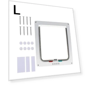 Lockable Cat Door with Electromagnetic Lock — Electronic Doors, Liopa