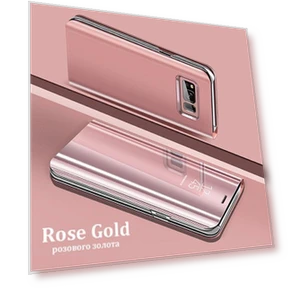 Luxury Smart Mirror Flip Cover — Basic Cases, Samsung