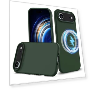 MagSafe Compatible Shockproof Liquid Silicone Phone Case — Phone Accessories, Smartwatch 2025