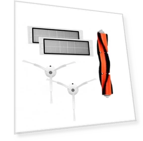 Main Brush, Filters, and Side Brushes — Parts & Accessories, Xiaomi