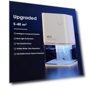 Portable Dehumidifier and Air Purifier — Air Moisture Control, Homeware Essentials