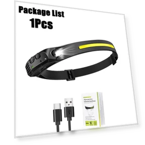 Rechargeable Headlamp with Motion Sensor — Flashlights, CACCES