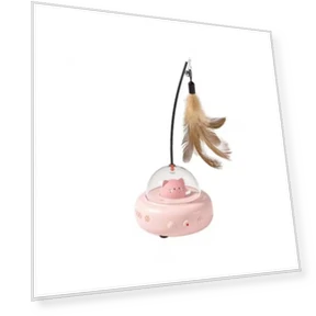 Rechargeable Smart Cat Toy with Rotating Feather — Cat Playthings, Your Customized Mall