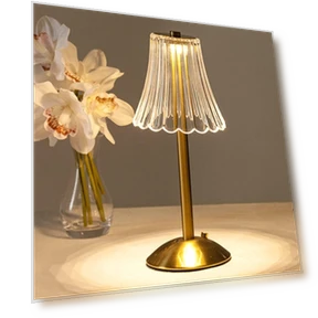 Rechargeable Wireless LED Desk Lamp with Touch Dimmer and Night Light — Study & Desk Lighting, COOKING-MALL