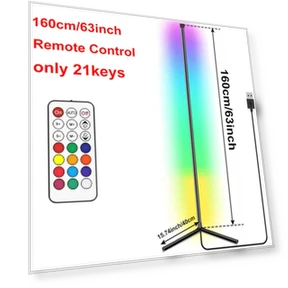 Smart Corner Floor Lamp with Bluetooth and App Control — Creative Lighting Solutions, KITCHEN-MALL