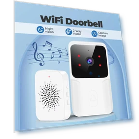 Smart Doorbell with Wireless Camera — Smart Home Security, YJMP