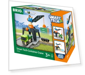 Smart Tower Crane — Train Cars, BRIO WORLD