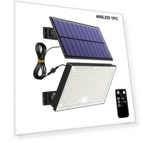 Solar Security Lights with Motion Sensor — Outdoor Security & Flood Lighting, COOKING-MALL