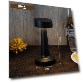 Three-Color Retro Table Lamp with Touch Control — Study & Desk Lighting, Eurosvet