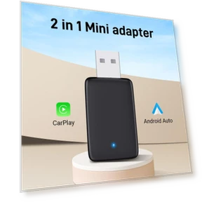 Wireless CarPlay Android Auto Adapter Dongle — Stereo Receivers, Auto Launcher
