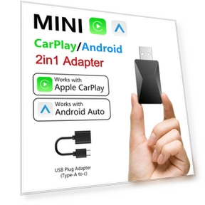 Wireless CarPlay Android Auto Adapter Dongle — Receivers & Adapters, Auto Accessories Home